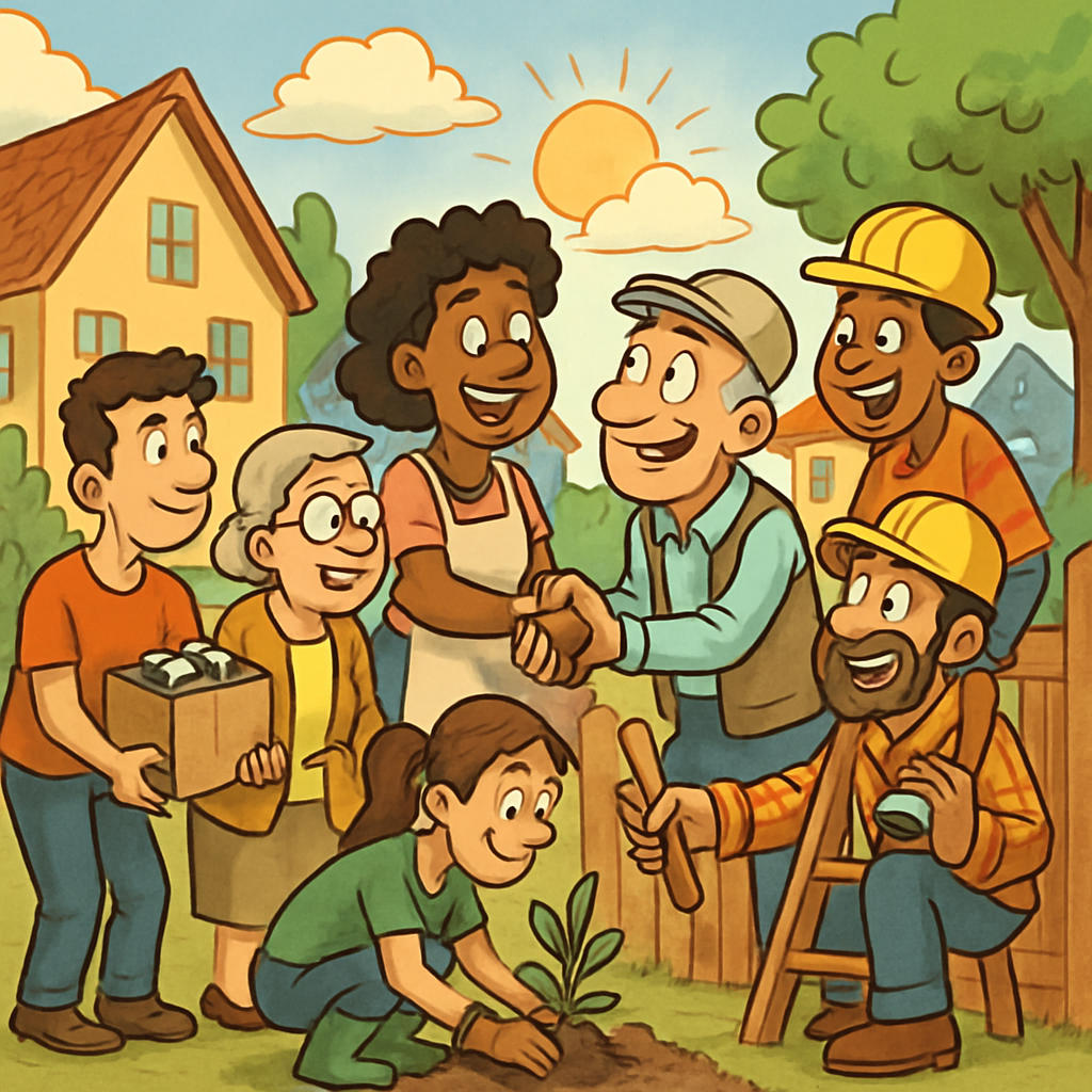 Image carrée illustrant une bonne nouvelle internationale