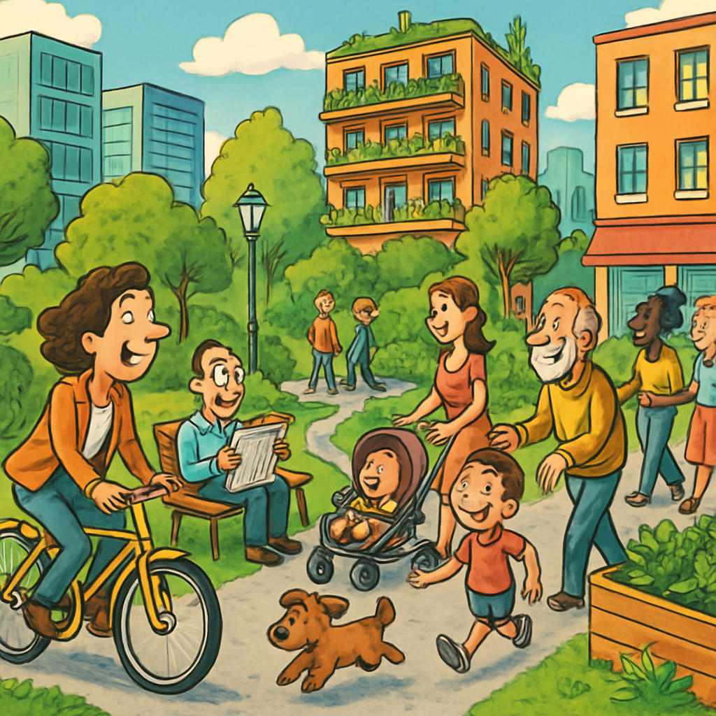 Image carrée illustrant une action collective positive au Canada